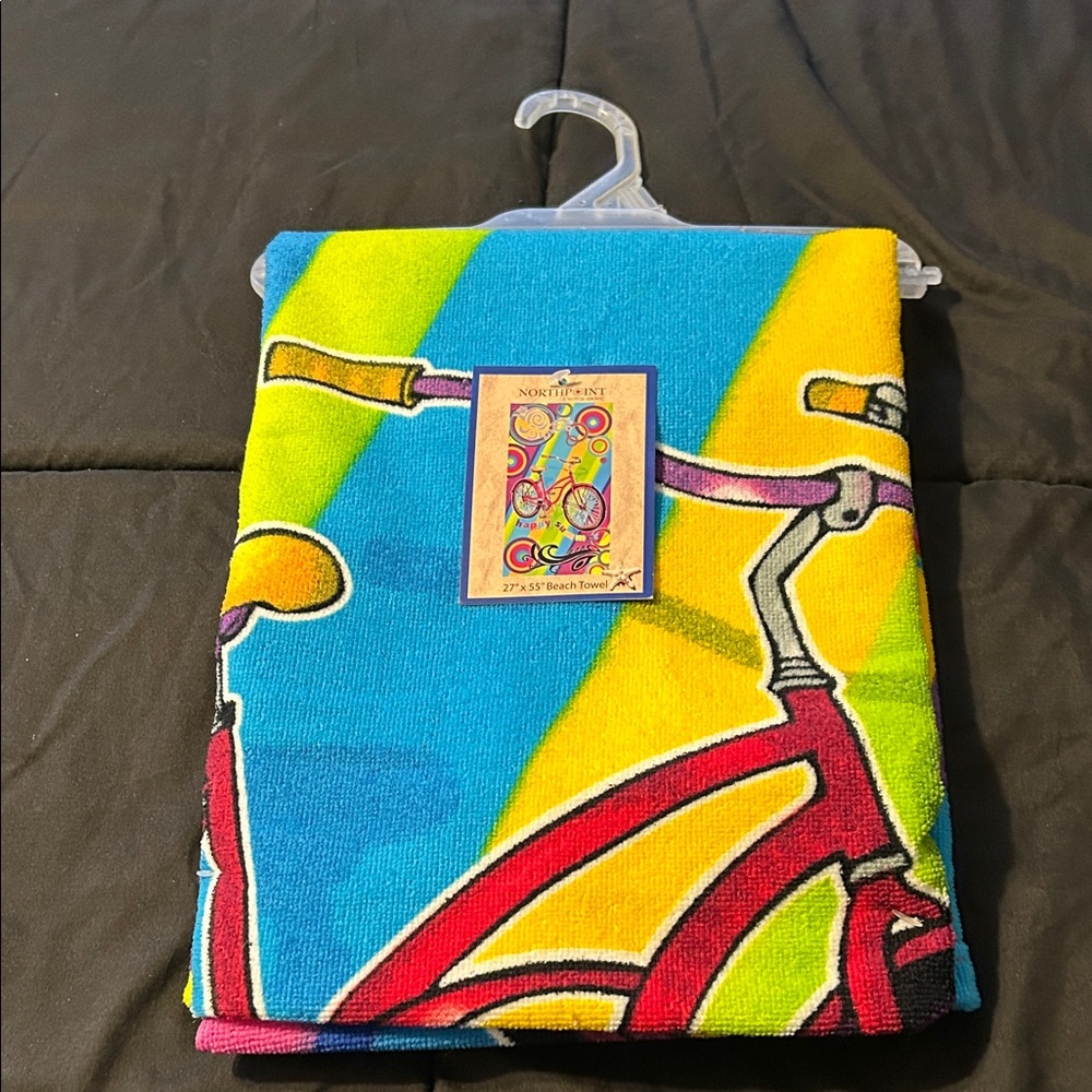 Colorful Bicycle Beach Towel